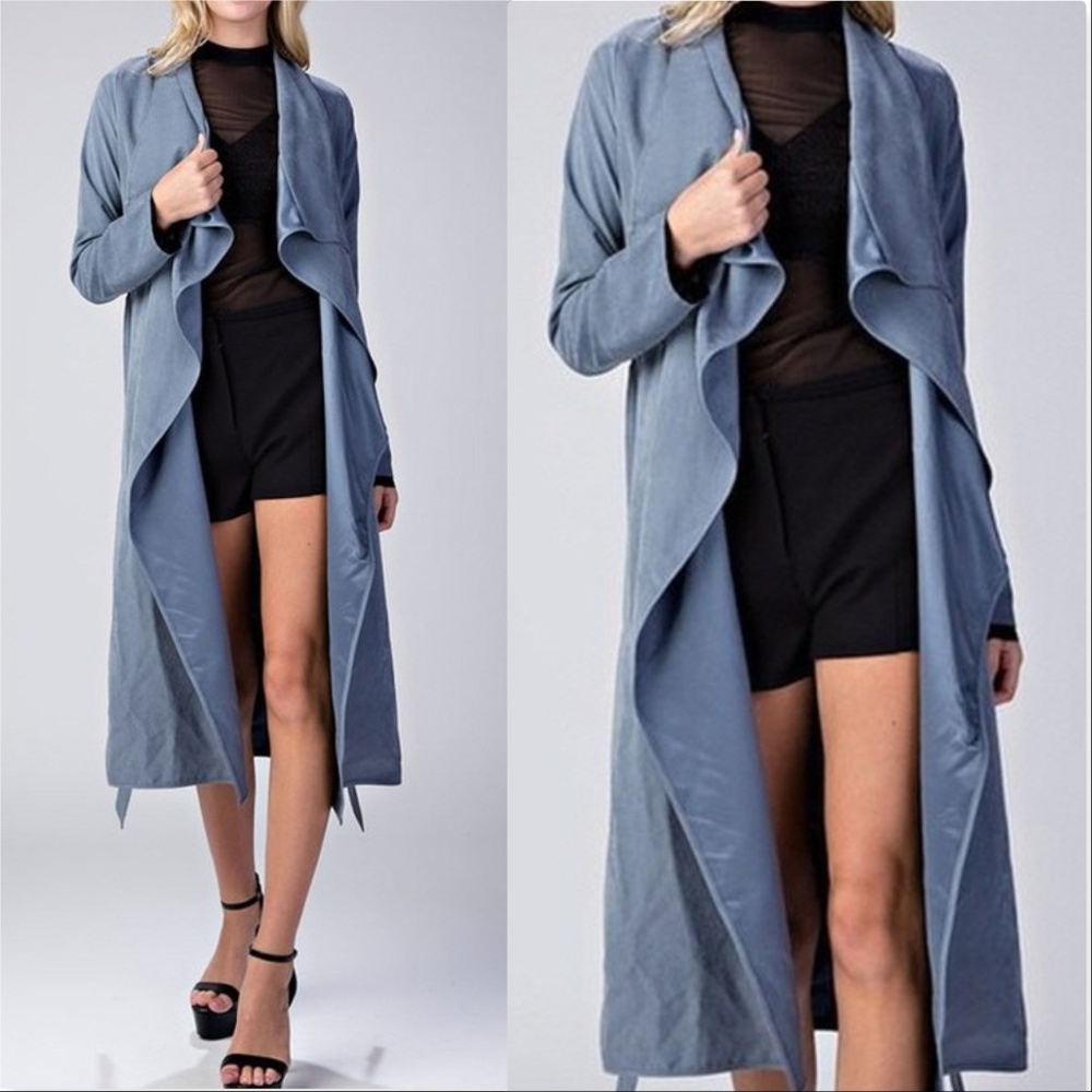 DUSTY BLUE DUSTER - Picture 2 of 3
